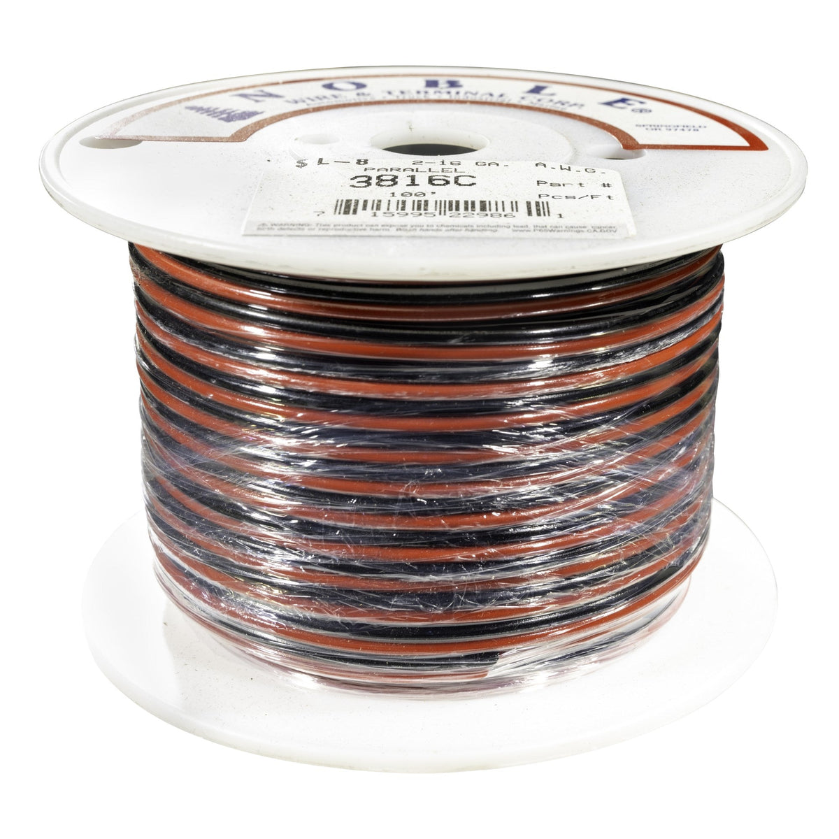 Noble™ 2 Conductor Parallel Bonded Orange Electrical Wire - Trailer RV Marine Automotive