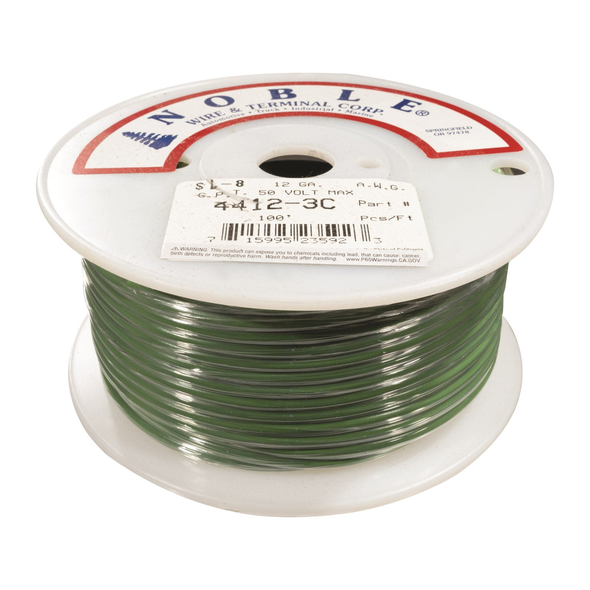 Noble™ 12 Gauge Primary Automotive Wire - GPT Stranded Copper, 12 AWG Auto Electrical Cable – Made in USA