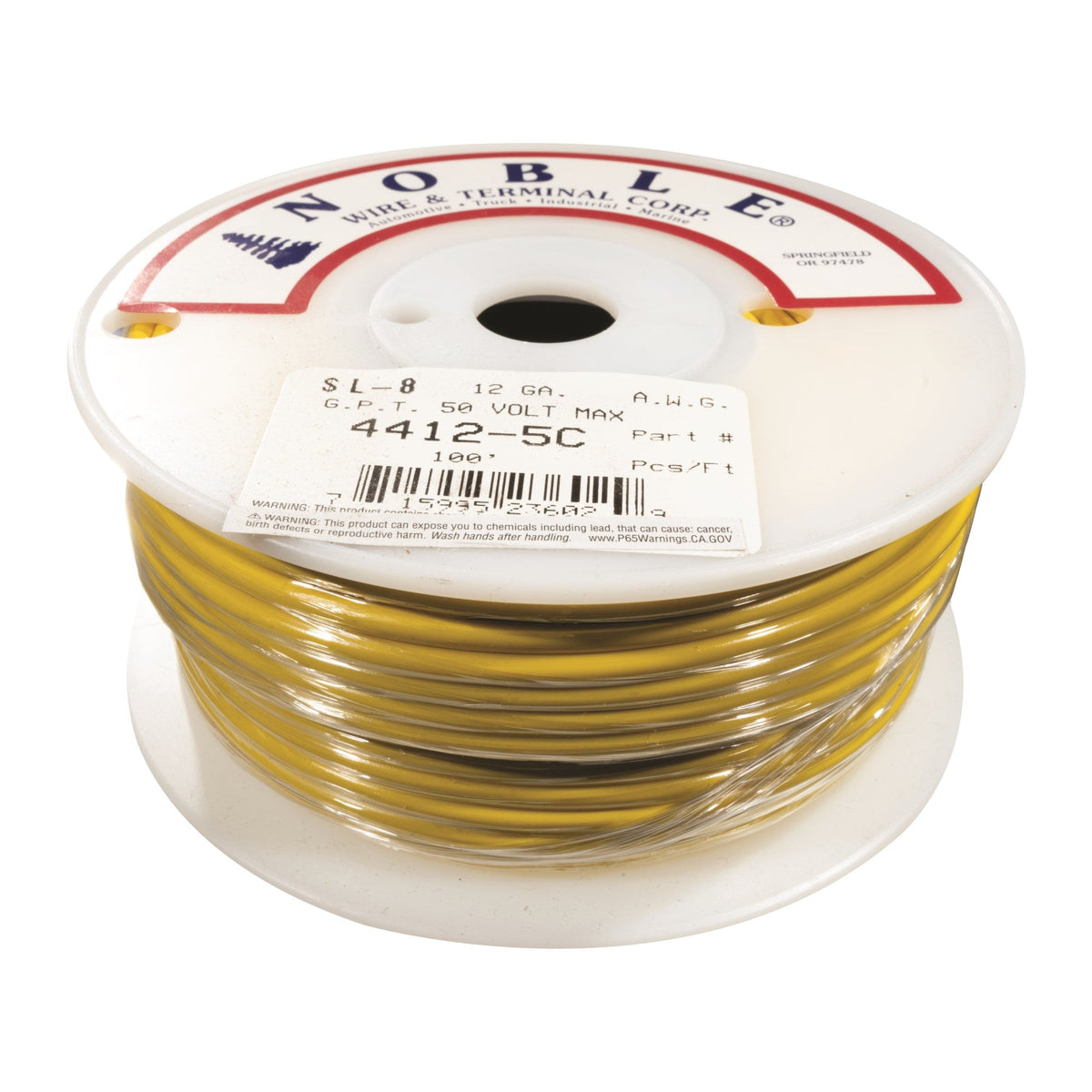Noble™ 12 Gauge Primary Automotive Wire - GPT Stranded Copper, 12 AWG Auto Electrical Cable – Made in USA