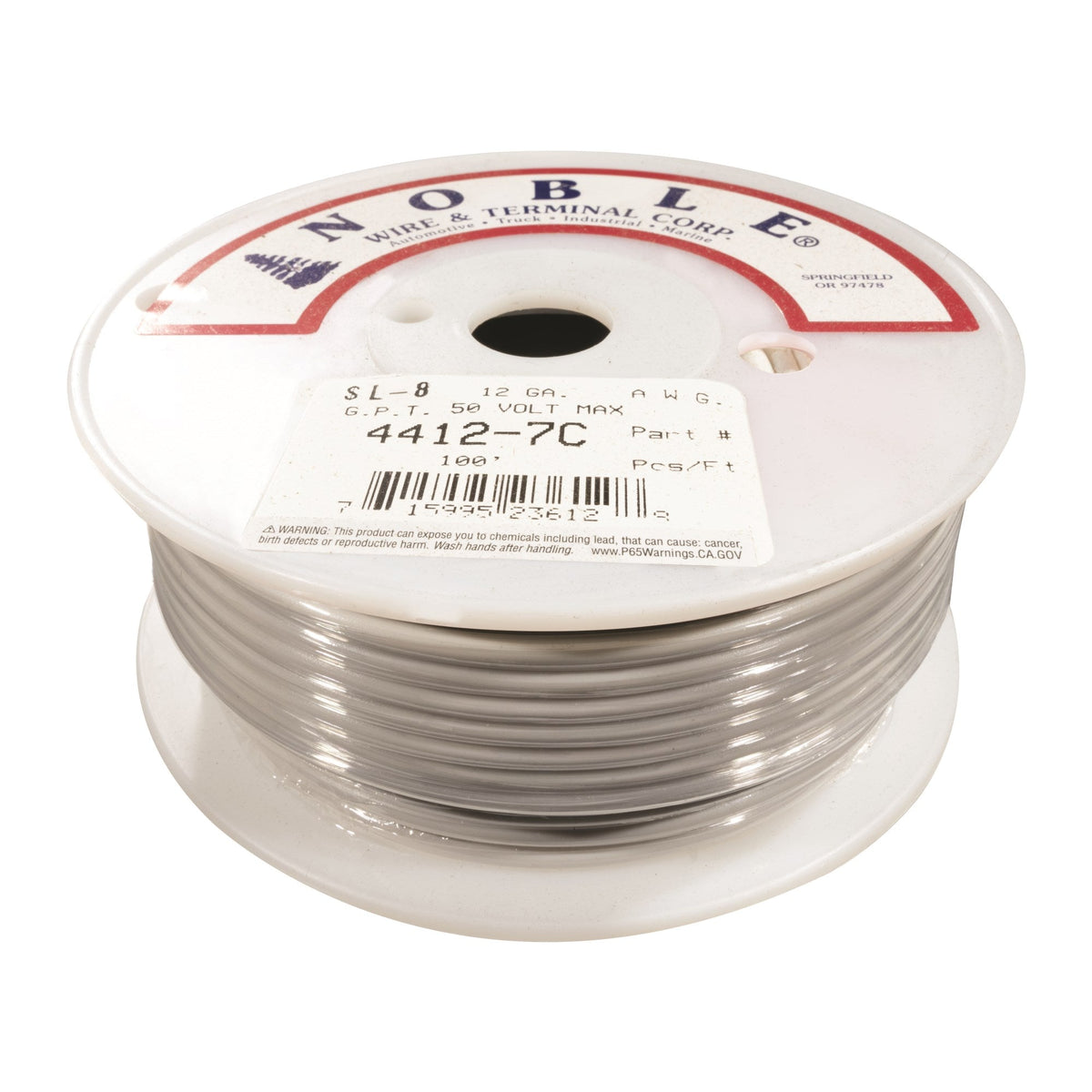 Noble™ 12 Gauge Primary Automotive Wire - GPT Stranded Copper, 12 AWG Auto Electrical Cable – Made in USA