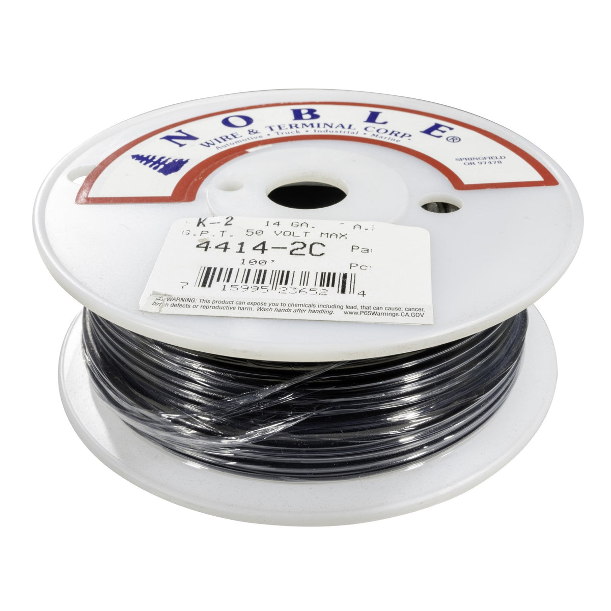 Noble™ 14 Gauge Primary Automotive Wire - GPT Stranded Copper, 14 AWG Auto Electrical Cable – Made in USA