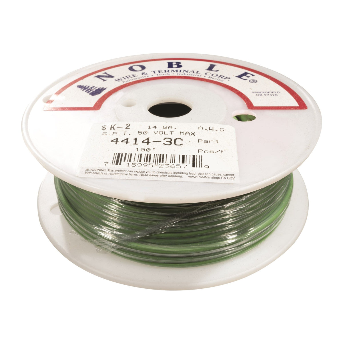Noble™ 14 Gauge Primary Automotive Wire - GPT Stranded Copper, 14 AWG Auto Electrical Cable – Made in USA