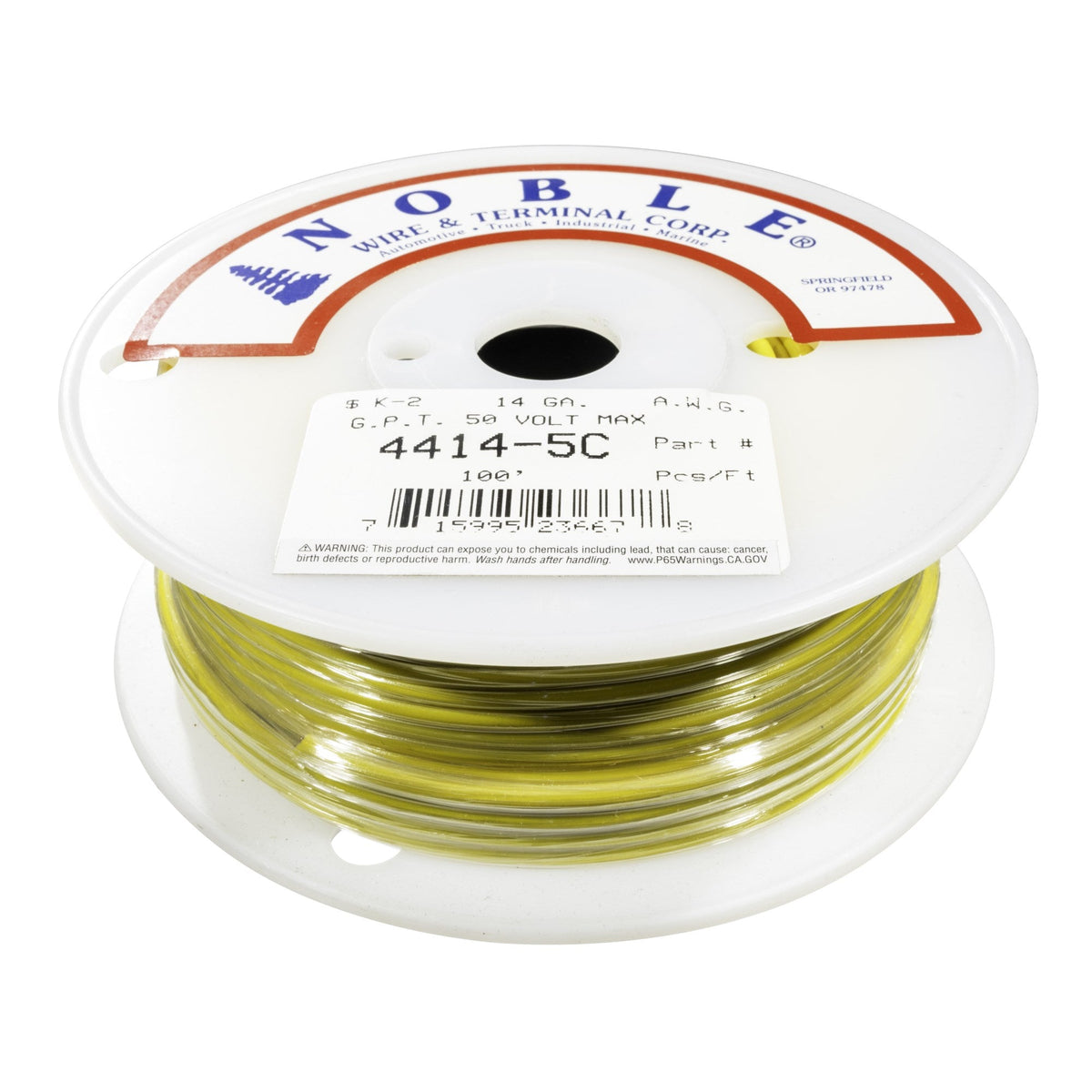 Noble™ 14 Gauge Primary Automotive Wire - GPT Stranded Copper, 14 AWG Auto Electrical Cable – Made in USA