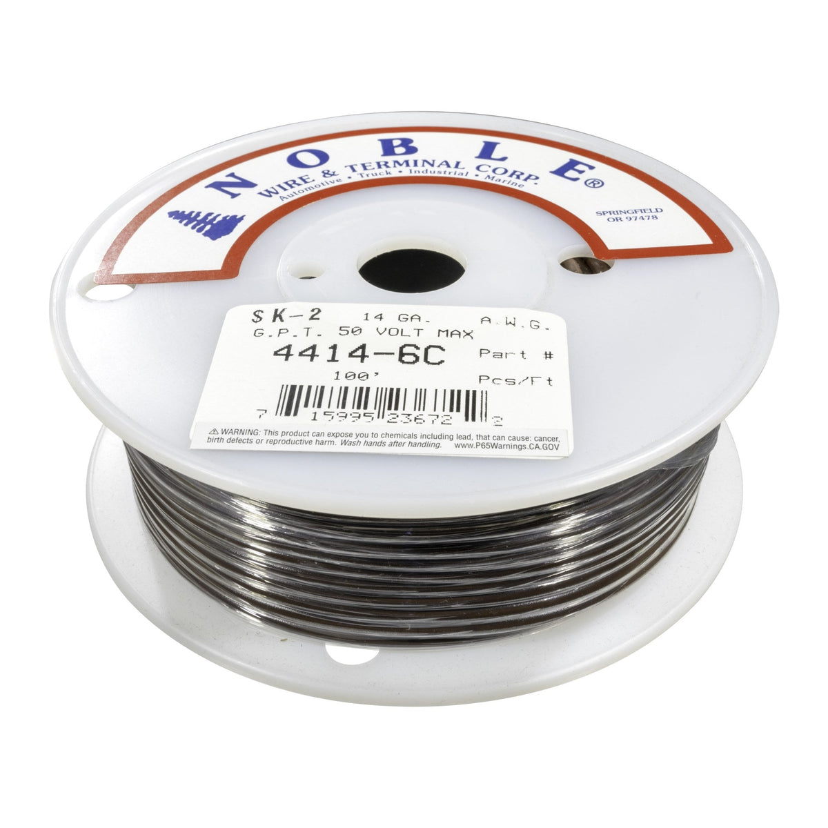 Noble™ 14 Gauge Primary Automotive Wire - GPT Stranded Copper, 14 AWG Auto Electrical Cable – Made in USA