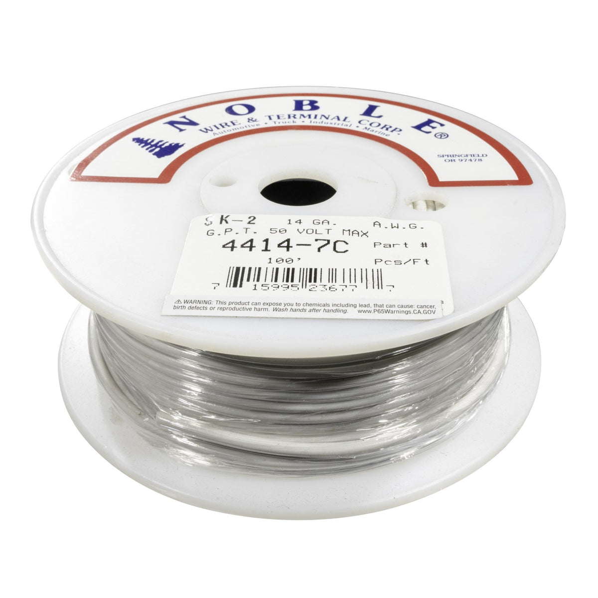Noble™ 14 Gauge Primary Automotive Wire - GPT Stranded Copper, 14 AWG Auto Electrical Cable – Made in USA