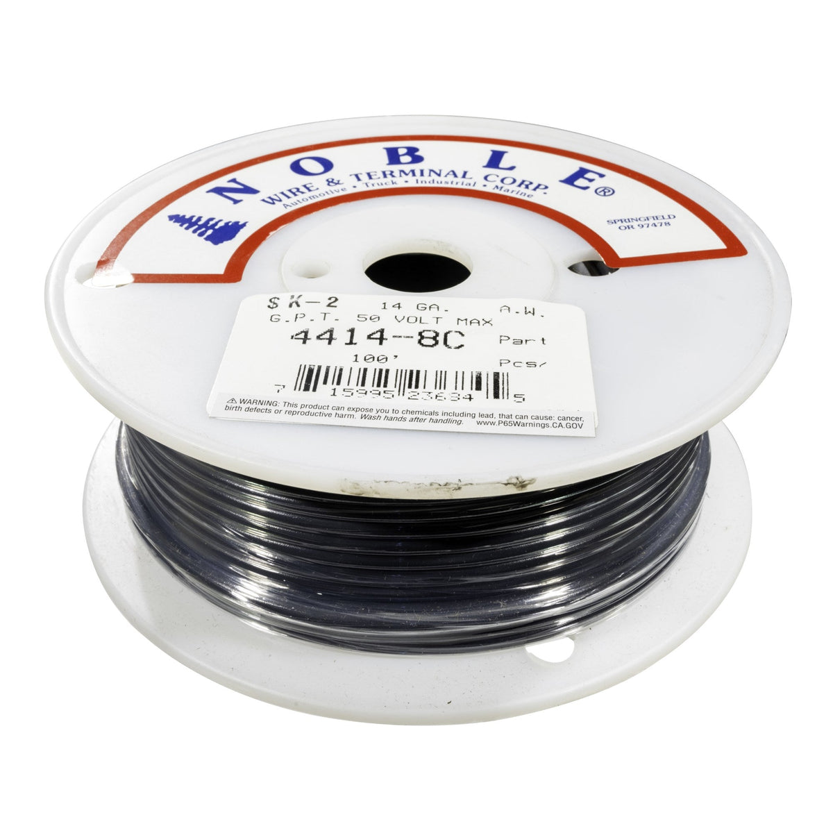 Noble™ 14 Gauge Primary Automotive Wire - GPT Stranded Copper, 14 AWG Auto Electrical Cable – Made in USA