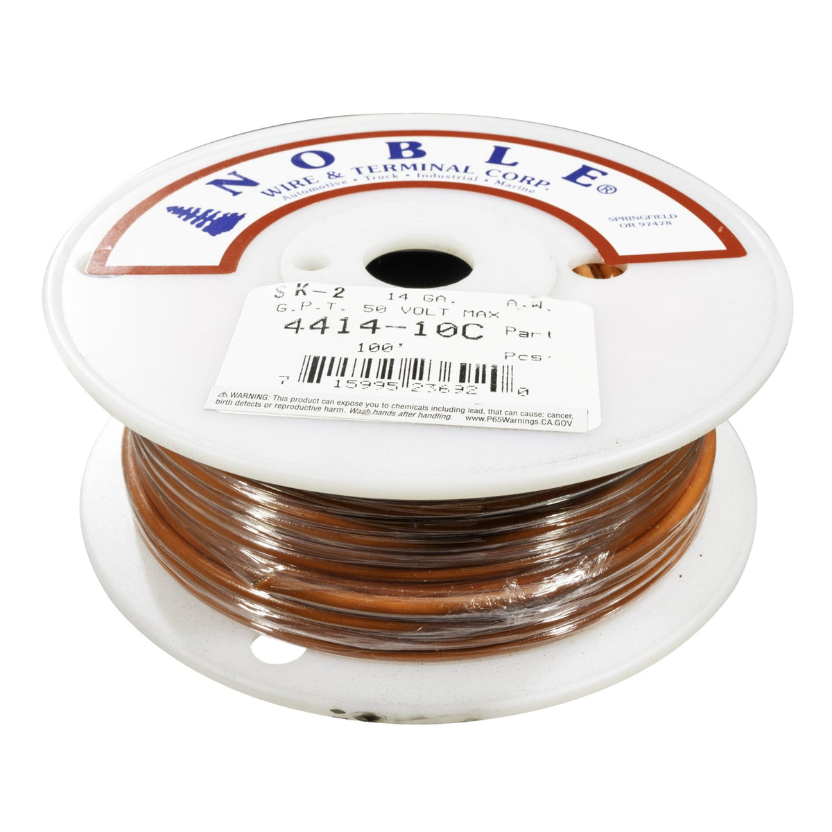 Noble™ 14 Gauge Primary Automotive Wire - GPT Stranded Copper, 14 AWG Auto Electrical Cable – Made in USA