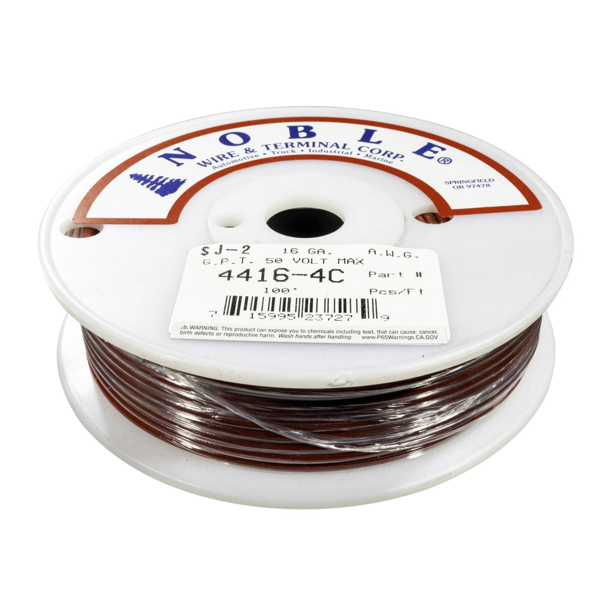 Noble™ 16 Gauge Primary Automotive Wire - GPT Stranded Copper, 16 AWG Auto Electrical Cable – Made in USA