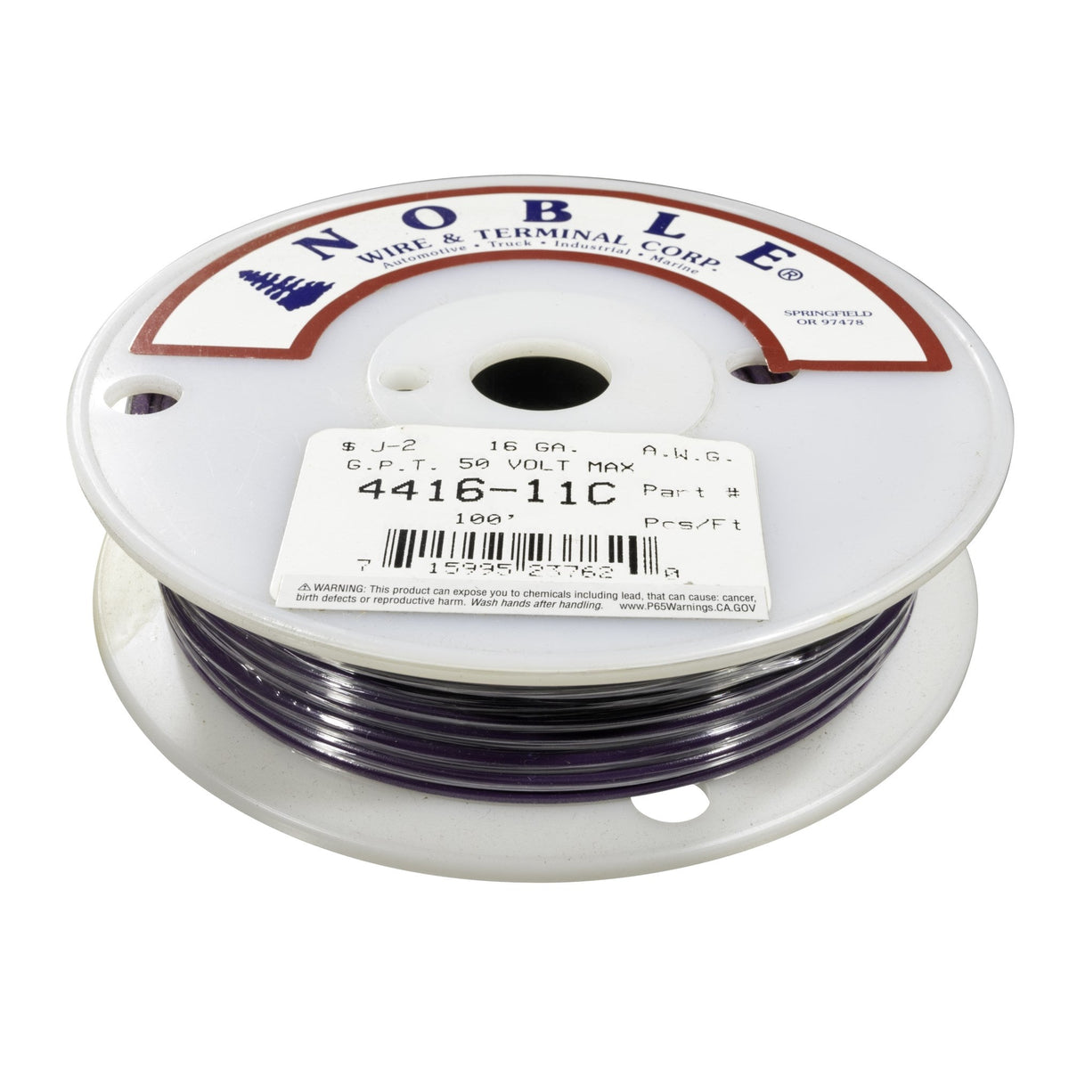 Noble™ 16 Gauge Primary Automotive Wire - GPT Stranded Copper, 16 AWG Auto Electrical Cable – Made in USA