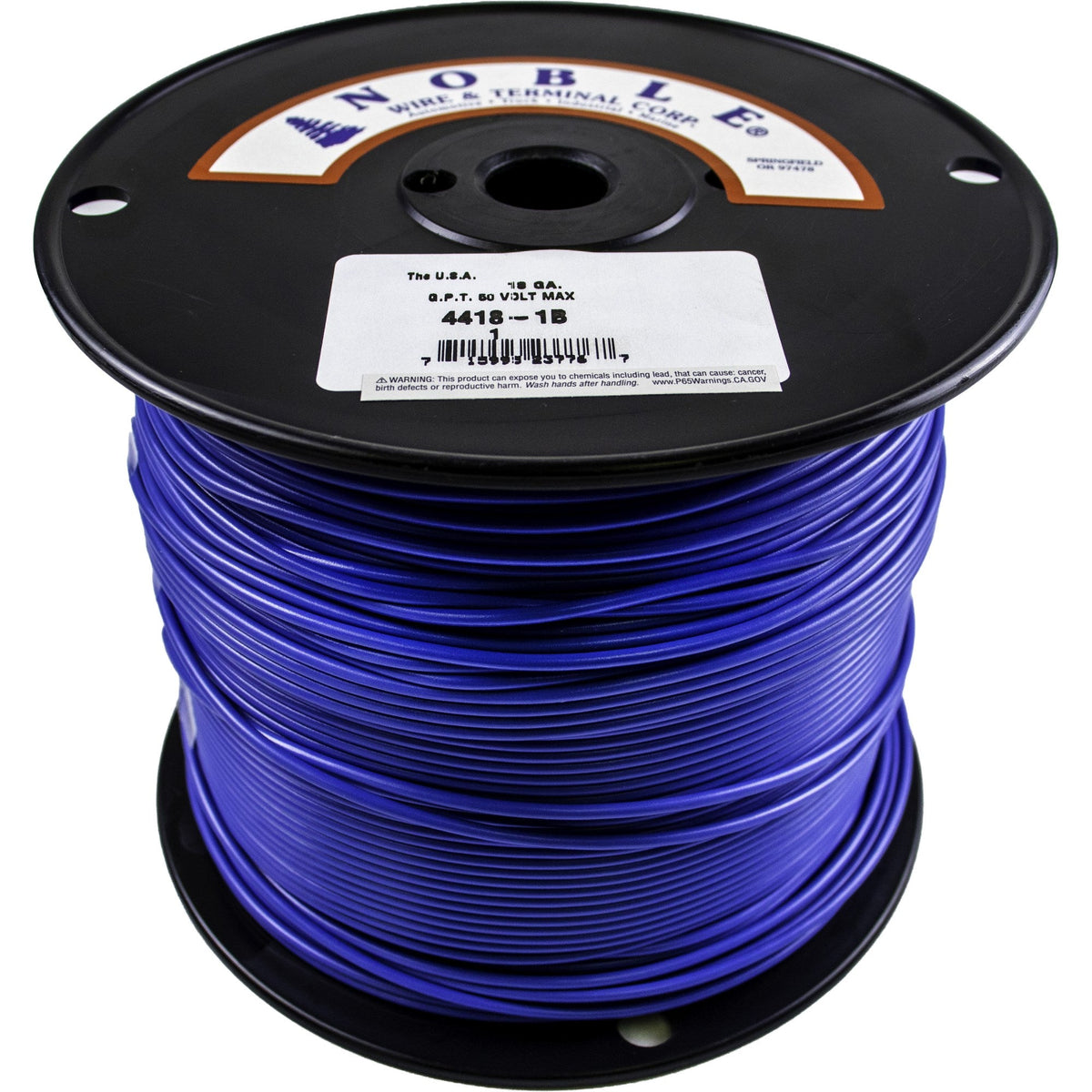 Noble™ 18 Gauge Primary Automotive Wire - GPT Stranded Copper, 18 AWG Auto Electrical Cable – Made in USA