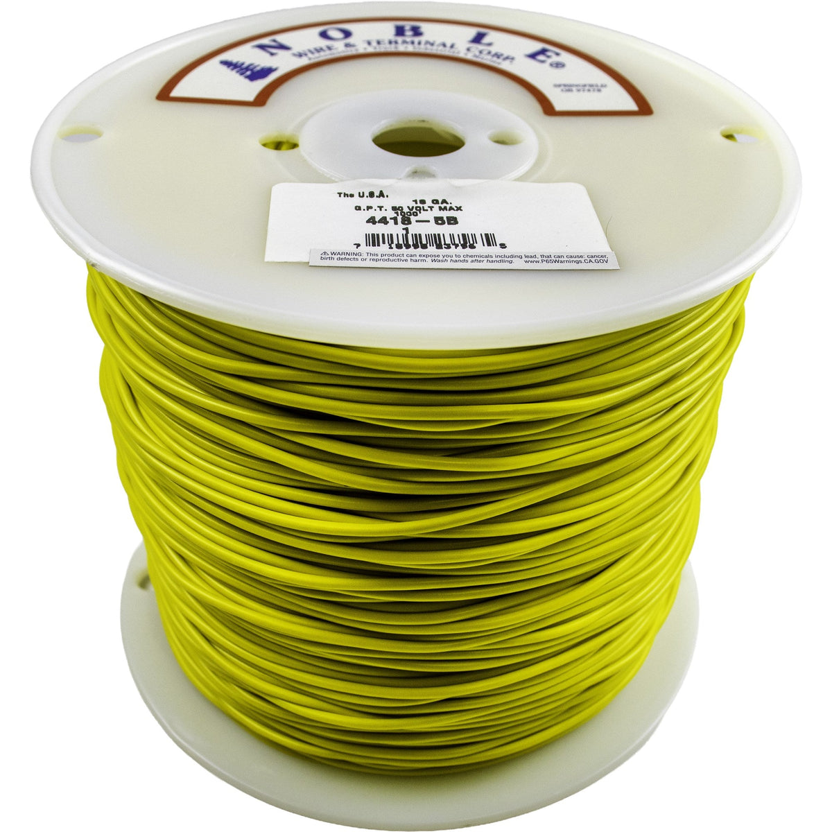 Noble™ 18 Gauge Primary Automotive Wire - GPT Stranded Copper, 18 AWG Auto Electrical Cable – Made in USA