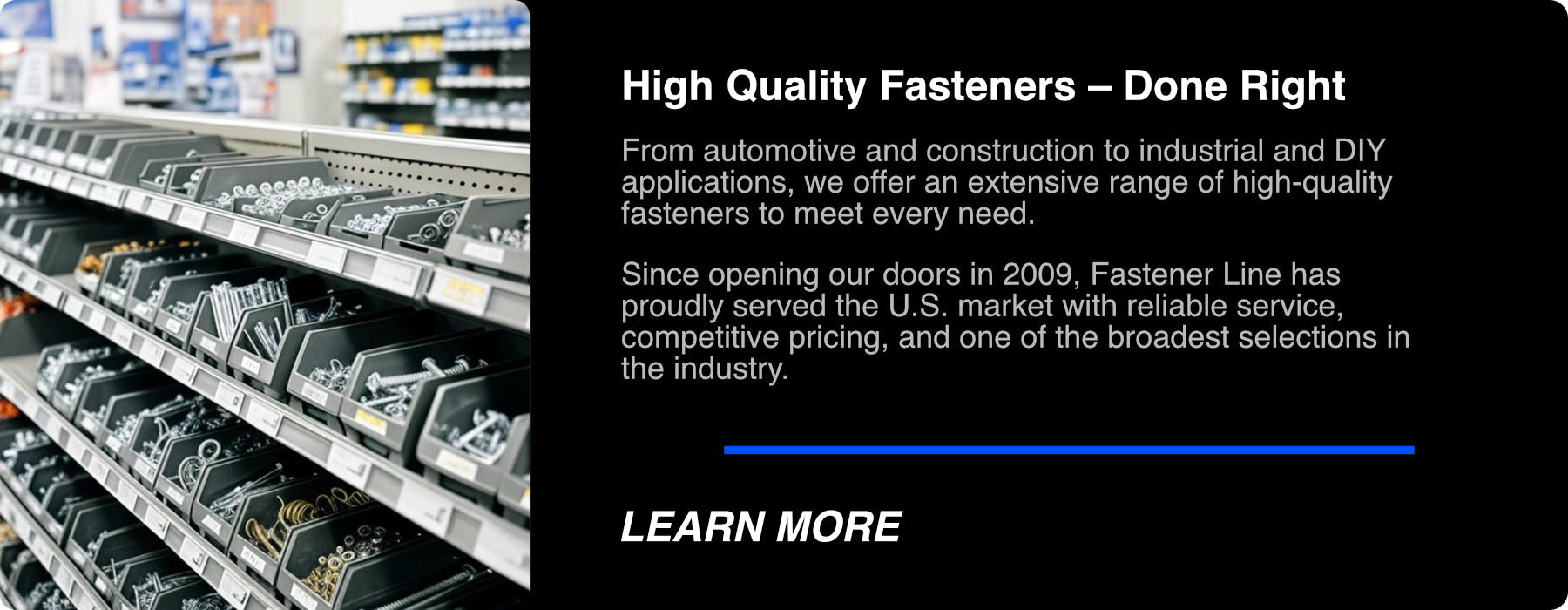 Line Fasteners Fastener Line - Fasteners, bolt gauges and marine ladders.