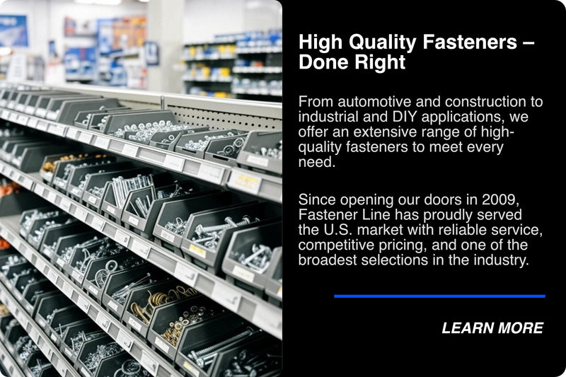 First Line Fasteners Fastener Line - Fasteners, bolt gauges and marine ladders.