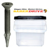 SaberDrive™ Gray Ruspert T-30 Star Drive Flat Head Self-Drilling Trailer Floorboard Screws