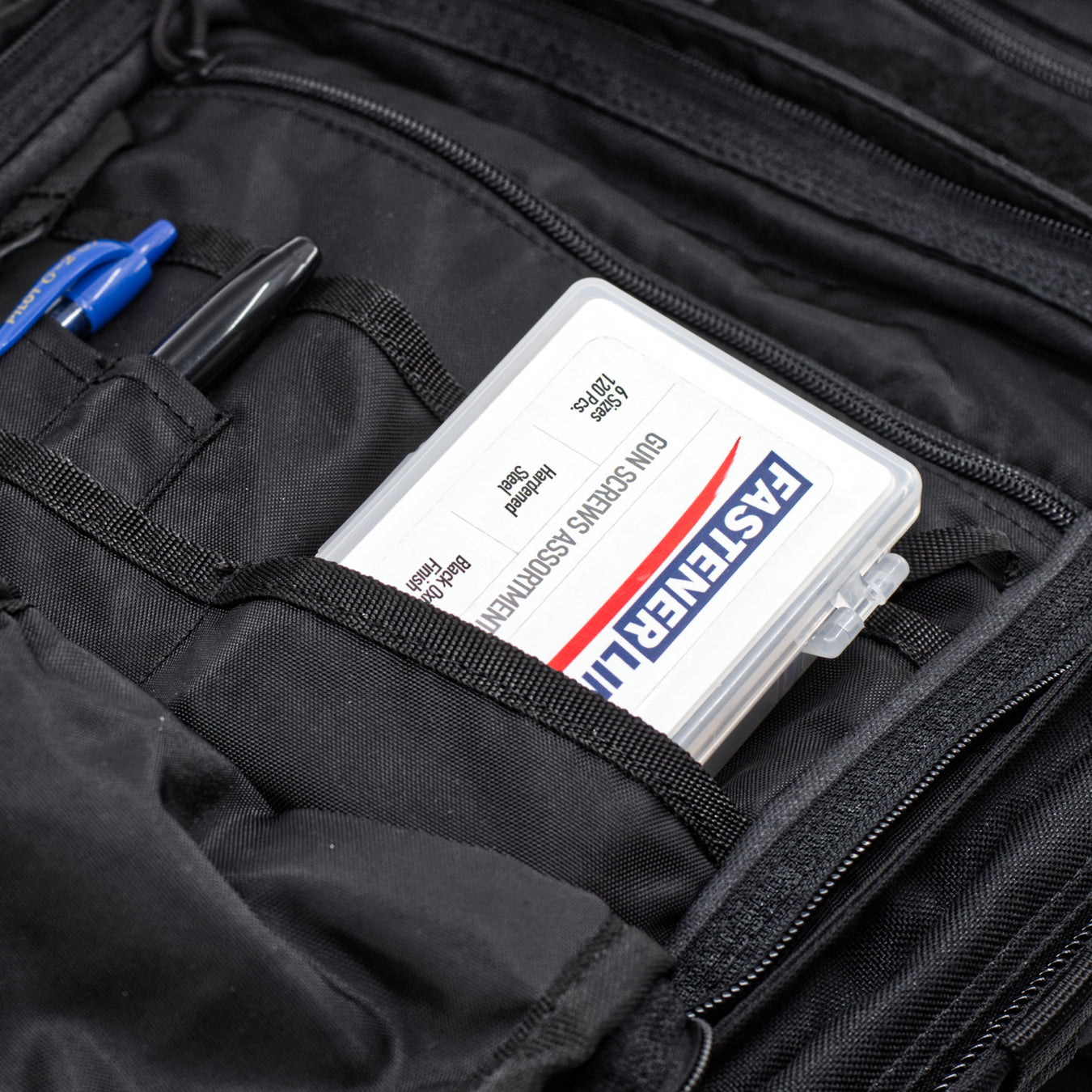 pocket gunsmithing screws assortment in black tactical bag