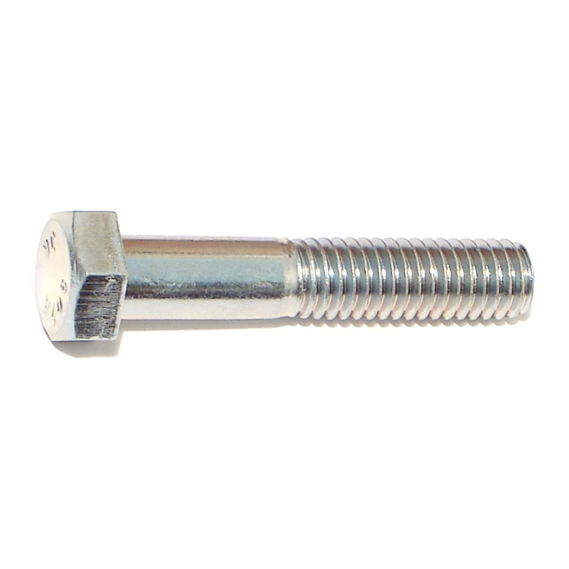 3/8"-16 x 2" Zinc Plated Grade 2 / A307 Steel Coarse Thread Hex Bolts