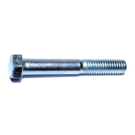 7/16"-14 x 3" Zinc Plated Grade 2 / A307 Steel Coarse Thread Hex Bolts