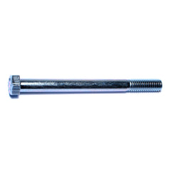 7/16"-14 x 5" Zinc Plated Grade 2 / A307 Steel Coarse Thread Hex Bolts