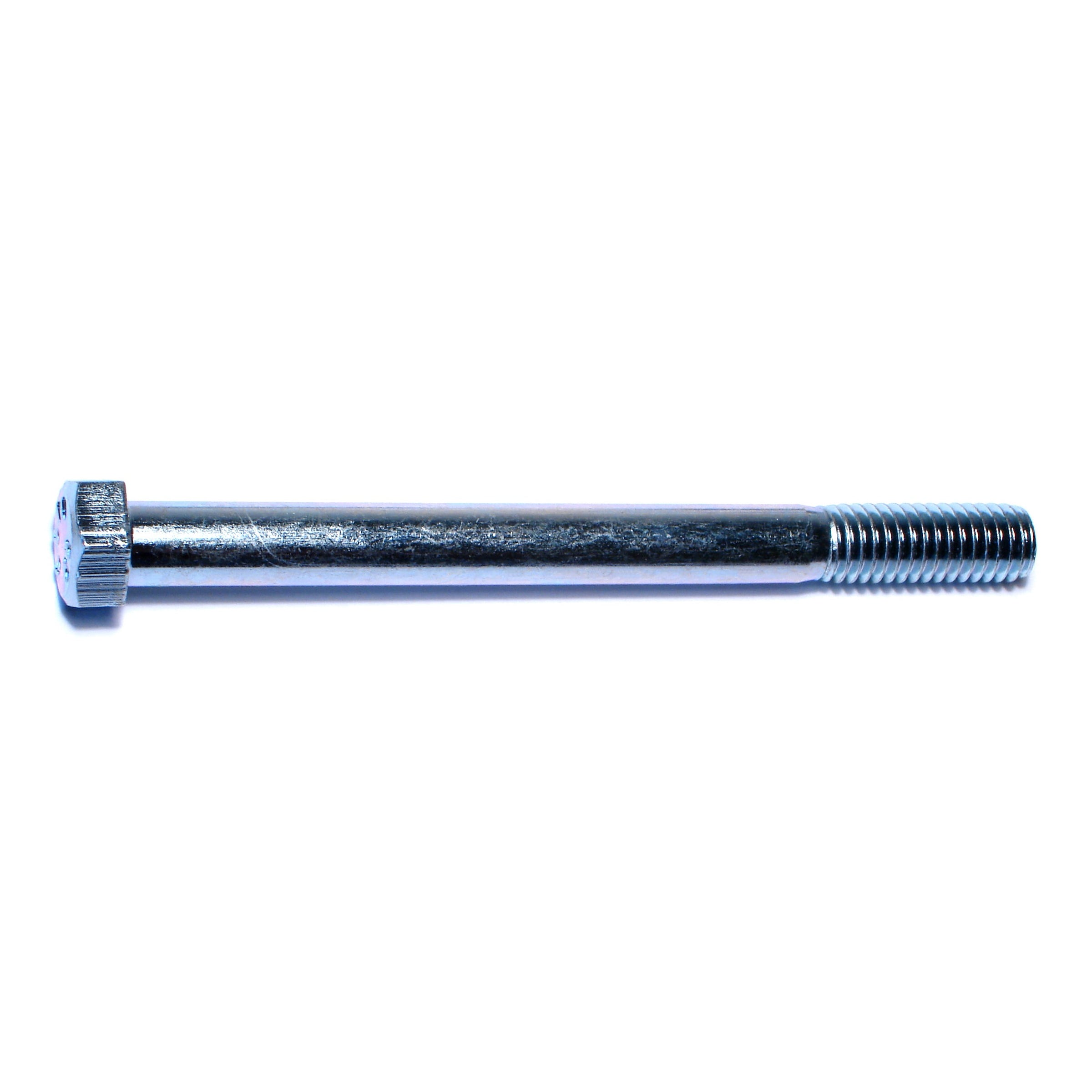 7/16"-14 x 5" Zinc Plated Grade 2 / A307 Steel Coarse Thread Hex Bolts