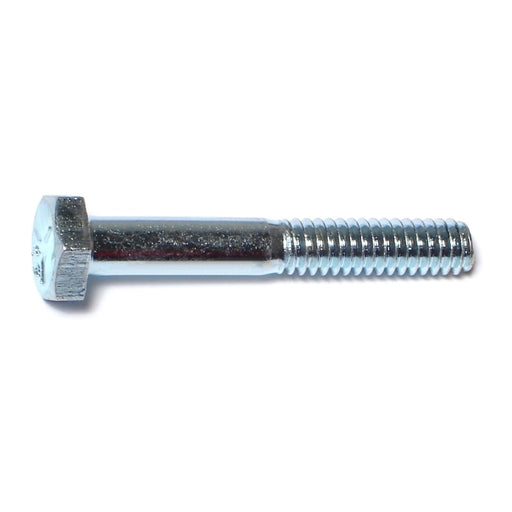 1/4"-20 x 1-3/4" Zinc Plated Grade 5 Steel Coarse Thread Hex Cap Screws