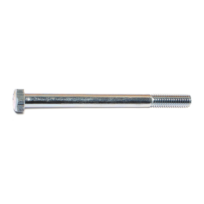 5/16"-18 x 4" Zinc Plated Grade 5 Steel Coarse Thread Hex Cap Screws