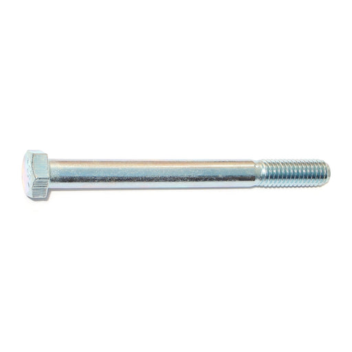 3/8"-16 x 4" Zinc Plated Grade 5 Steel Coarse Thread Hex Cap Screws