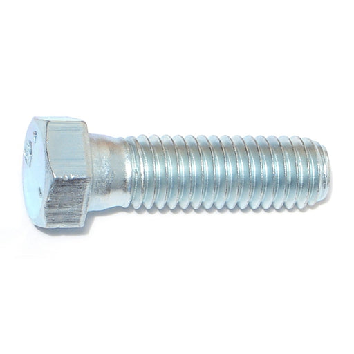7/16"-14 x 1-1/2" Zinc Plated Grade 5 Steel Coarse Thread Hex Cap Screws