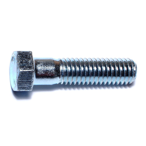 7/16"-14 x 1-3/4" Zinc Plated Grade 5 Steel Coarse Thread Hex Cap Screws