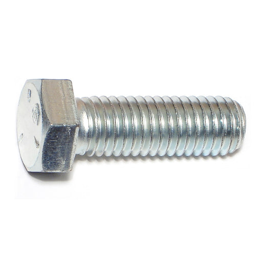1/2"-13 x 1-1/2" Zinc Plated Grade 5 Steel Coarse Thread Hex Cap Screws