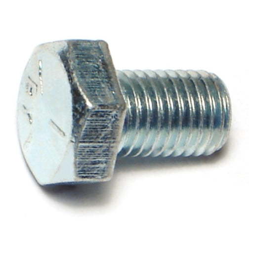 5/16"-24 x 1/2" Zinc Plated Grade 5 Steel Fine Thread Hex Cap Screws