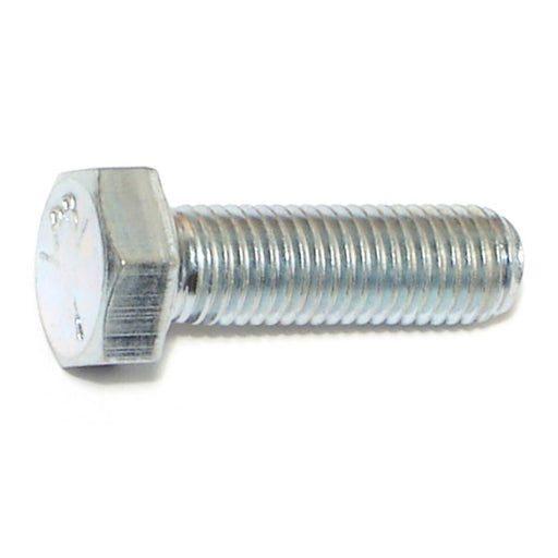 5/16"-24 x 1" Zinc Plated Grade 5 Steel Fine Thread Hex Cap Screws