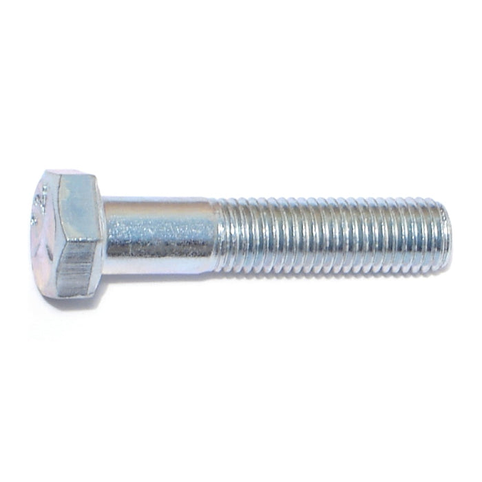 5/16"-24 x 1-1/2" Zinc Plated Grade 5 Steel Fine Thread Hex Cap Screws