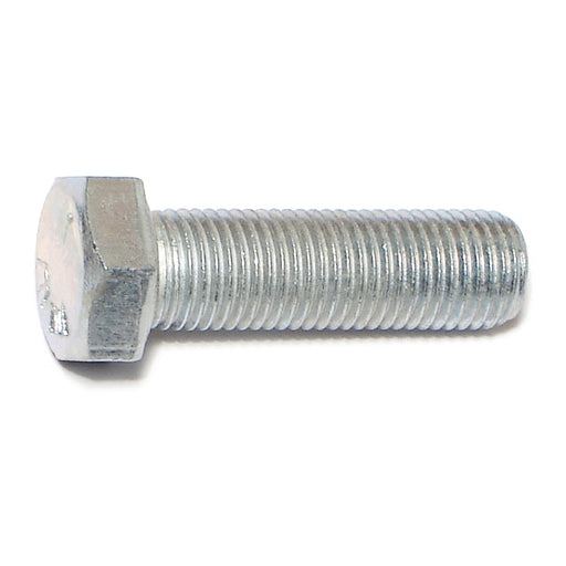 3/8"-24 x 1-1/4" Zinc Plated Grade 5 Steel Fine Thread Hex Cap Screws