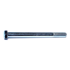 3/8"-24 x 4-1/2" Zinc Plated Grade 5 Steel Fine Thread Hex Cap Screws