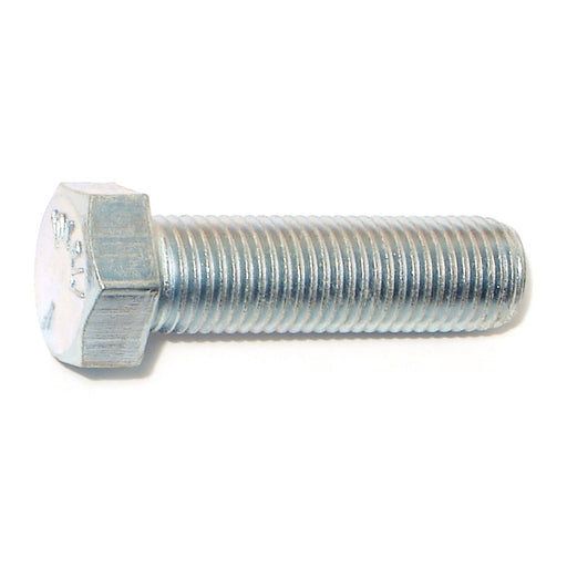 7/16"-20 x 1-1/2" Zinc Plated Grade 5 Steel Fine Thread Hex Cap Screws
