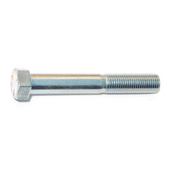 7/16"-20 x 3" Zinc Plated Grade 5 Steel Fine Thread Hex Cap Screws