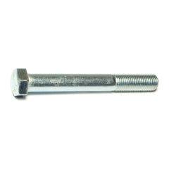 7/16"-20 x 3-1/2" Zinc Plated Grade 5 Steel Fine Thread Hex Cap Screws