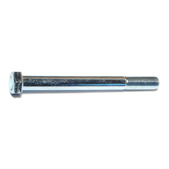 7/16"-20 x 4-1/2" Zinc Plated Grade 5 Steel Fine Thread Hex Cap Screws