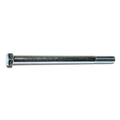 7/16"-20 x 6" Zinc Plated Grade 5 Steel Fine Thread Hex Cap Screws