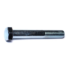 5/8"-18 x 4-1/2" Zinc Plated Grade 5 Steel Fine Thread Hex Cap Screws