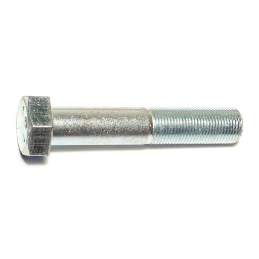 3/4"-16 x 4" Zinc Plated Grade 5 Steel Fine Thread Hex Cap Screws