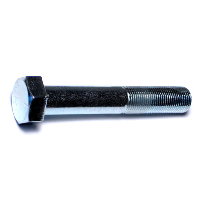 3/4"-16 x 4-1/2" Zinc Plated Grade 5 Steel Fine Thread Hex Cap Screws