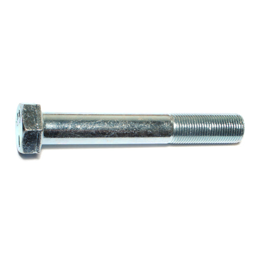 3/4"-16 x 5" Zinc Plated Grade 5 Steel Fine Thread Hex Cap Screws