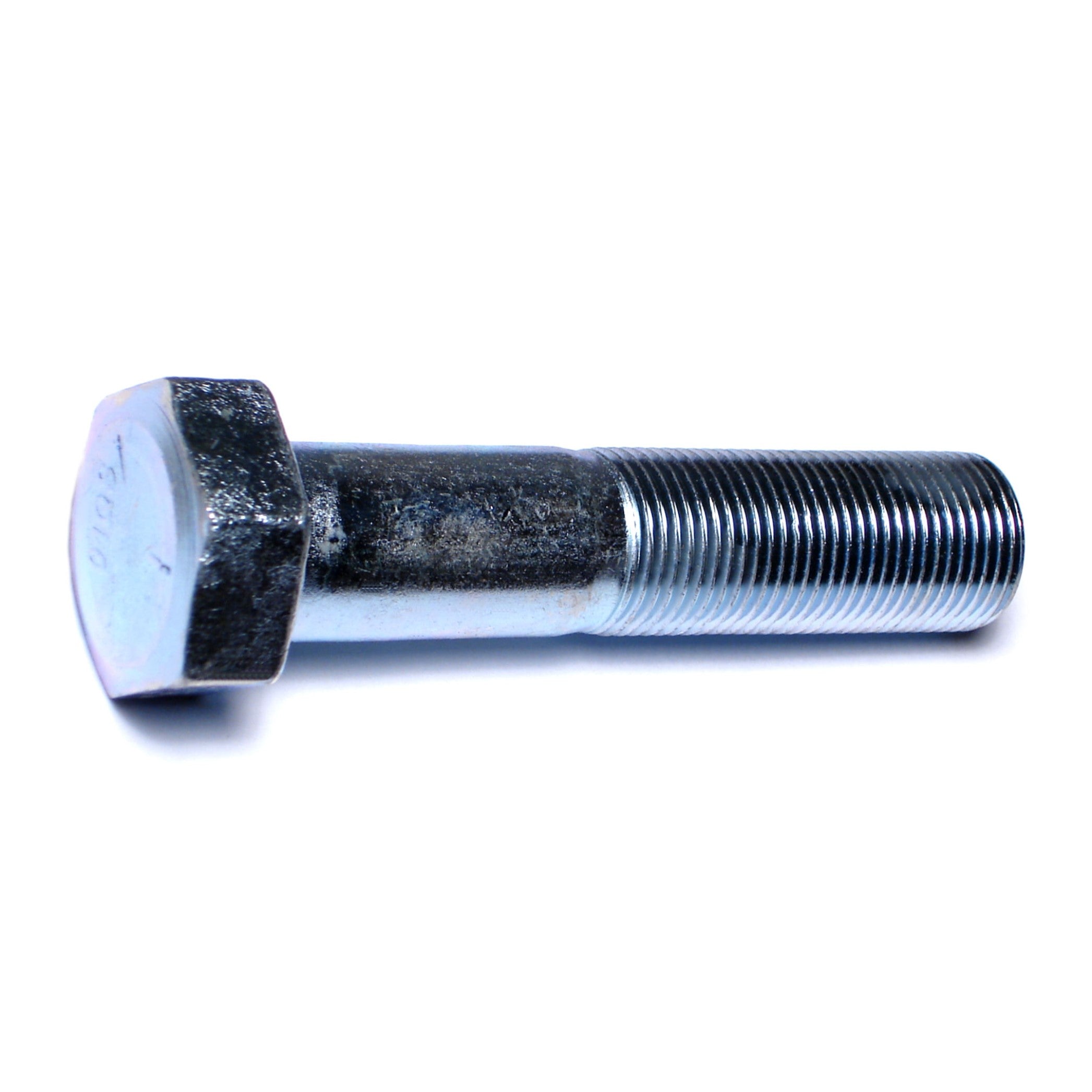 7/8"-14 x 4" Zinc Plated Grade 5 Steel Fine Thread Hex Cap Screws