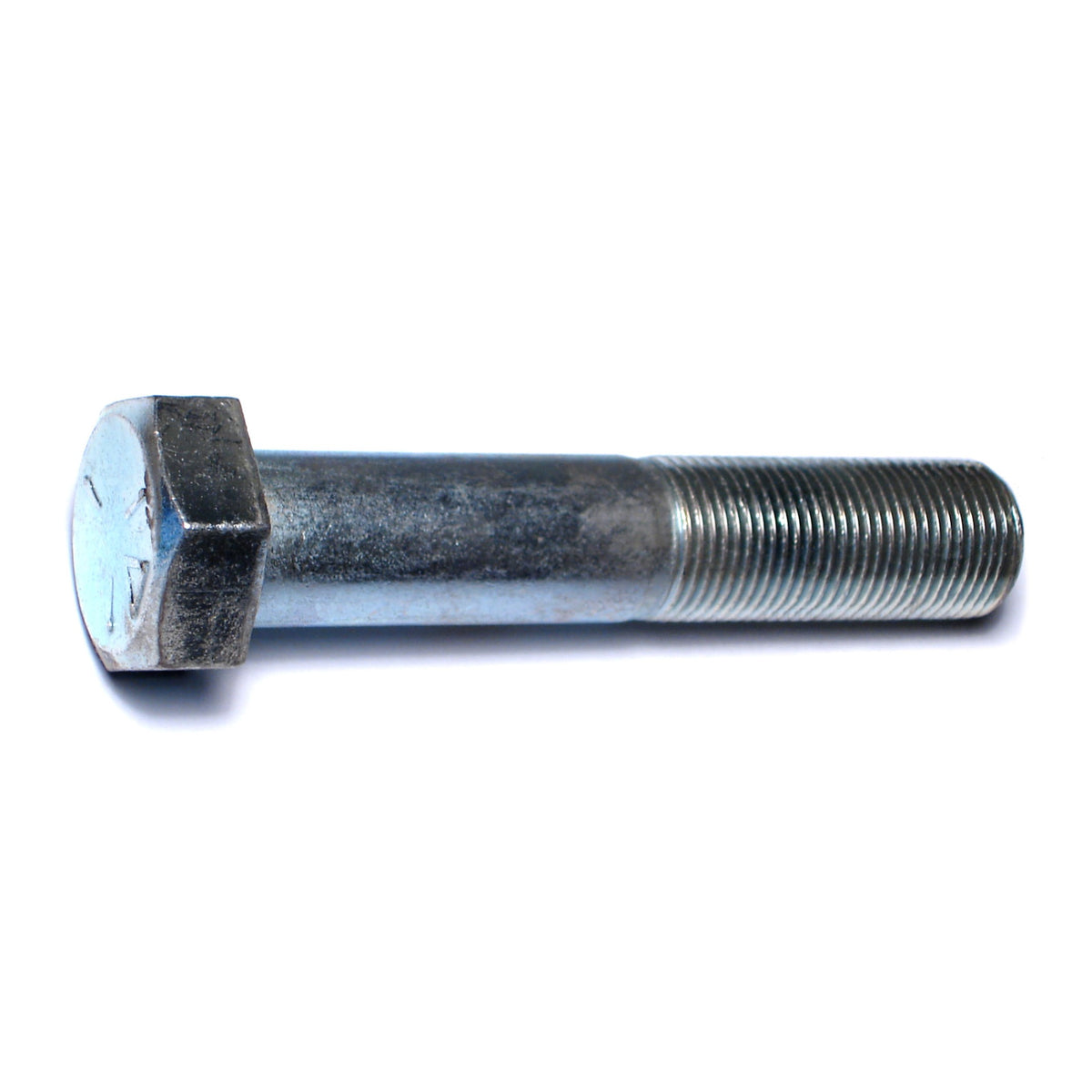 7/8"-14 x 4-1/2" Zinc Plated Grade 5 Steel Fine Thread Hex Cap Screws