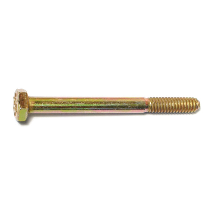 1/4"-20 x 2-3/4" Zinc Plated Grade 8 Steel Coarse Thread Hex Cap Screws