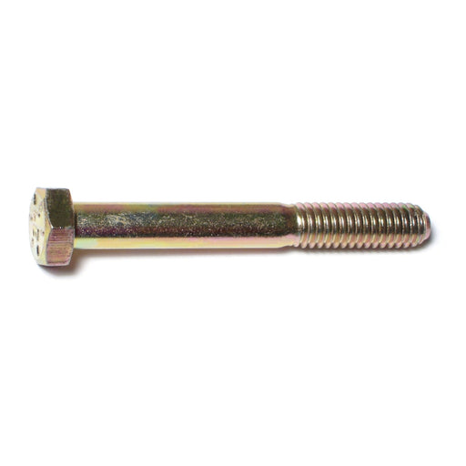 5/16"-18 x 2-1/2" Zinc Plated Grade 8 Steel Coarse Thread Hex Cap Screws