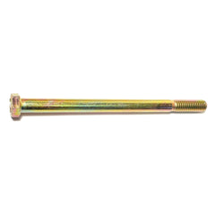 3/8"-16 x 5-1/2" Zinc Plated Grade 8 Steel Coarse Thread Hex Cap Screws