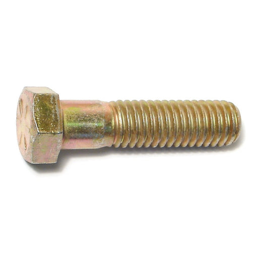 7/16"-14 x 1-3/4" Zinc Plated Grade 8 Steel Coarse Thread Hex Cap Screws