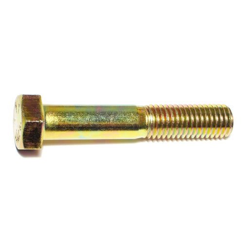 5/8"-11 x 3-1/2" Zinc Plated Grade 8 Steel Coarse Thread Hex Cap Screws